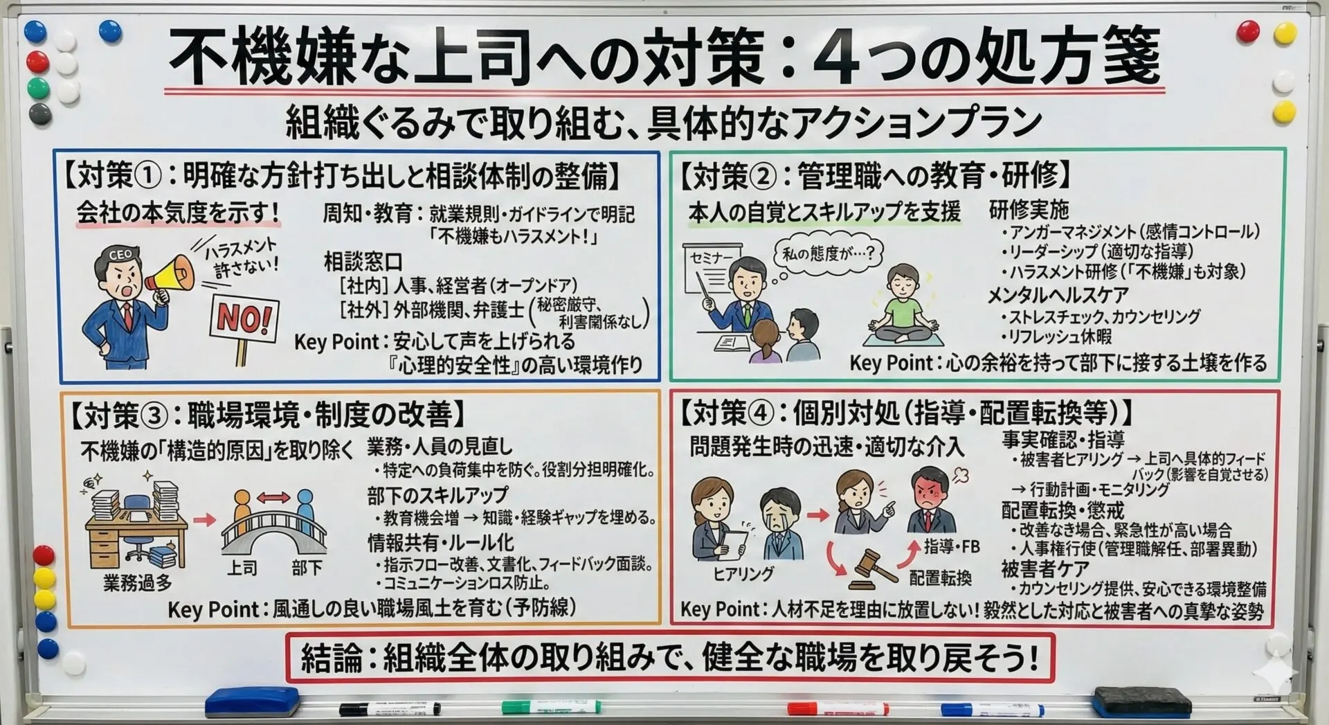 不機嫌な態度を表に出す上司の心理と対策 – 唐澤経営コンサルティング