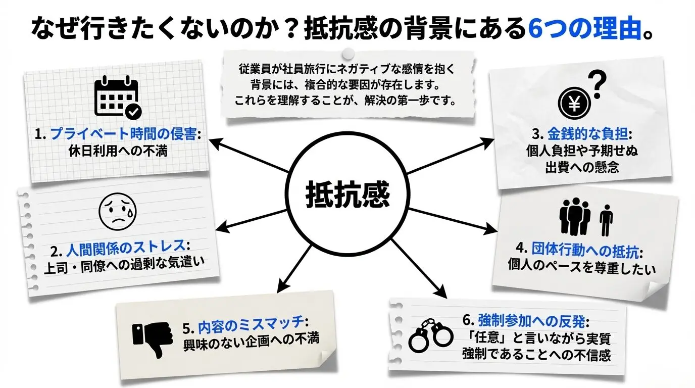社員 旅行 行き たく ない