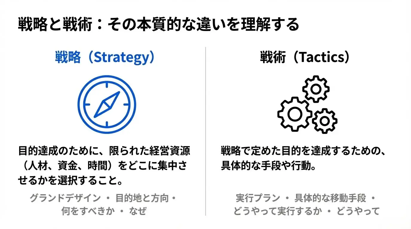 戦略 戦術 違い