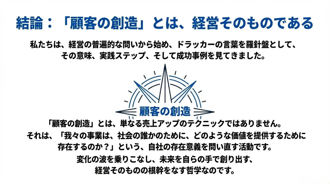 経営コンサルが解説】「顧客の創造」とは何か？ドラッカーの名言に学ぶ